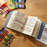 Embroidery Starter Kit – 106 Patterns, Bamboo Hoop & 86-Piece Accessory Set