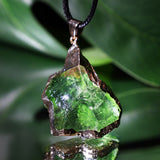 Lyra – Natural Moldavite Necklace