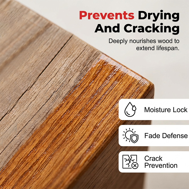 Wood Floor & Furniture Polish – 100ml High-Gloss, Waterproof & Scratch Repair