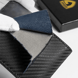 BowLift | Men’s Slim RFID Wallet | Leather Card Holder | Black