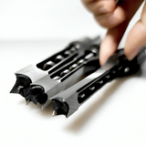 Square Hole Mortise Drill Bit Set – Carbon Steel, 4-Piece & 6.4-12.7mm