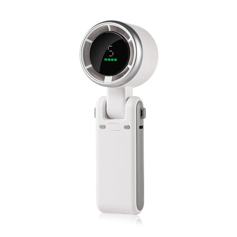 Foldable Handheld Fan – Brushless Motor 13550 RPM, 5 Speeds & 10-Hour Battery