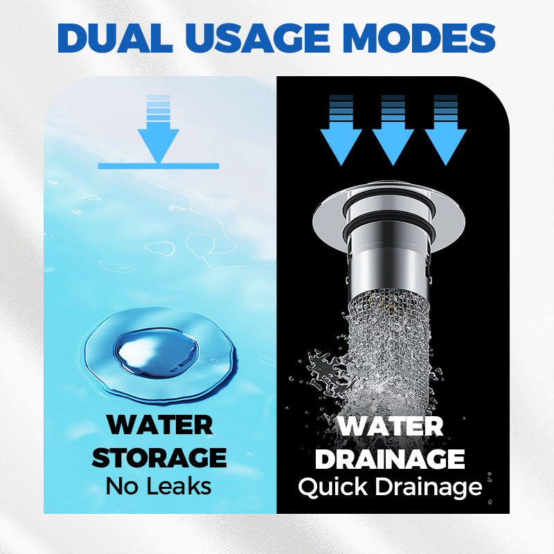 Universal Drain Strainer – Catches Hair & Debris, Tool-Free Fit, Kitchen & Bath