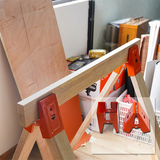 Industrial Steel Workbench Bracket – Anti-Slip Teeth, Reinforced Ribs & Tool-Free Fit