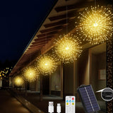 Solar LED Firework Lights – Automatic Outdoor Decorative Lighting for Gardens & Patios