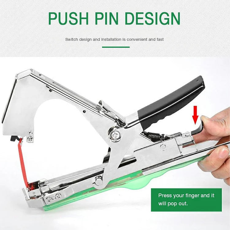 Optimized Product Title: **Garten-Bindemaschine mit Einhandbedienung – Sofort einsatzbereit für effizientes Binden von Pflanzen**