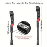 Fahrradständer höhenverstellbar 32,7-37,8 cm Aluminium