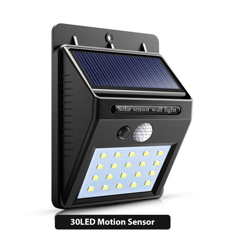 Solar LED Wall Light – Motion Sensor, IP65 Waterproof & 12-Hour Runtime