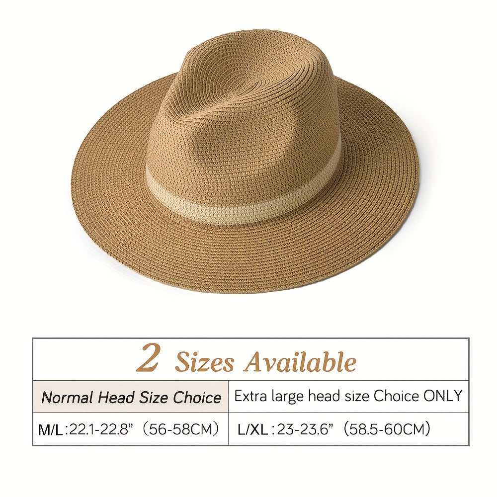 Enhanced Product Title: "Stylischer Panama Sonnenhut mit Breiter Krempe aus Papierfaser – UV-Schutz & Atmungsaktives Design für Damen und Herren" 

This title includes keywords that potential customers might search for, highlights key features, and specif