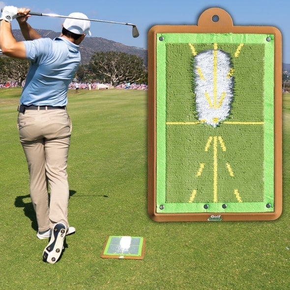 Golf Swing Training Mat – Impact-Detecting, 5000+ Swings, Indoor & Outdoor