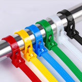 Optimized Product Title: **Wiederverwendbare selbstschließende Nylon-Kabelbinder – 100 Stück für sicheren Halt und Ordnung** 

This title includes relevant keywords while emphasizing the product's features and benefits for better visibility in Google Shop