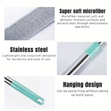 Optimized Product Title:  
"Flexibler Mikrofaser-Staubwedel mit ausziehbarem Stiel – Ideal für schwer erreichbare Stellen unter Möbeln"  

This title includes relevant keywords while enhancing clarity and appeal for potential buyers.