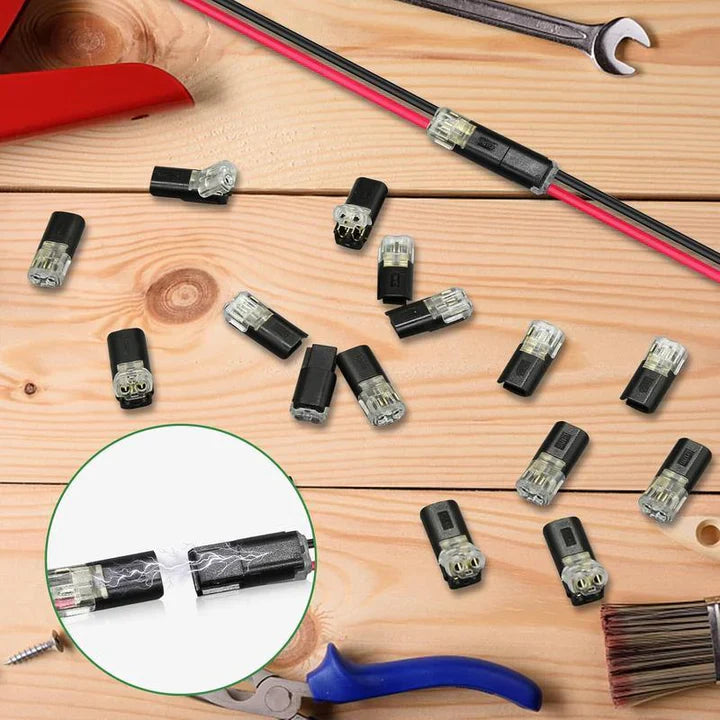 Optimized Product Title: "50-teiliges Set 2-polige Schnellverbinder für Kabel – Kein Abisolieren erforderlich – Einfache Verbindungstechnik" 

This title includes relevant keywords while clearly describing the product's features and benefits, making it mo