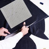 5-in-1 Quilting Ruler – Transparent Acrylic, 15/30 cm & 30/45/60° Angles