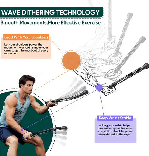 Gewichtete Trainingsseile für Ganzkörper-Workout – Effektives Fitness-Equipment für Zuhause