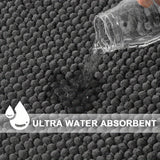 BowLift | Corner Bath Mat Lunava | L-Shape for Shower & Corner | Non-Slip & Soft | 40x40x80 cm