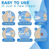 Skin Tag Removal Kit – Ligation Bands, Applicator Tool & No-Cut Method