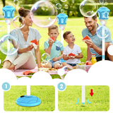LED Bubble Machine with Remote – 50m Range, Lamp Post Design, Indoor & Outdoor