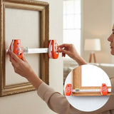 Picture Frame Hanging Level – Built-In Bubble Level & Marking Pins, ABS 48cm