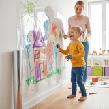 Transparent PVC Wall Protection Film – Self-Adhesive, Waterproof, 45cm Wide