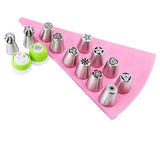 Enhanced Product Title: "Tulpen-Spritztüllen-Set – 12 Teile mit Silikon Spritzbeutel & Adapter für perfekte Tortendekoration" 

This version includes keywords that potential customers might search for, such as "Tortendekoration," while maintaining clarity