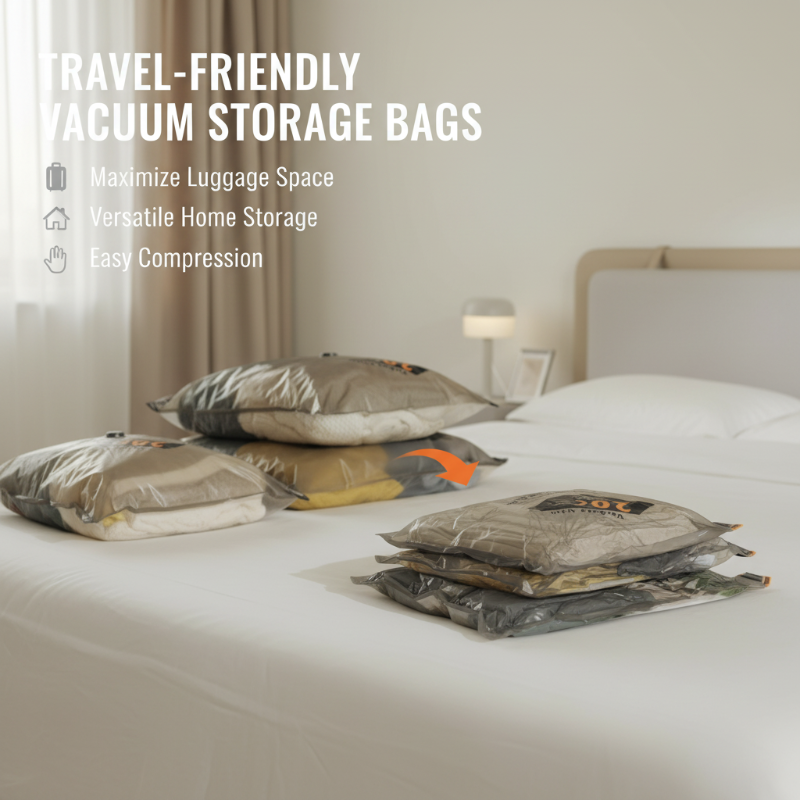 Vacuum Storage Bags – Cordless Pump, 4500Pa Suction & 3 Sizes