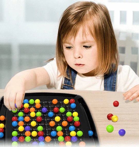 Strategisches Denkspiel mit Bunten Kugeln – Logik & Taktik für die ganze Familie | Ideal für Jung und Alt