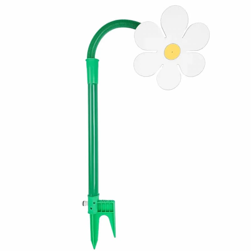 Rotating Daisy Lawn Sprinkler – 360° Coverage, Kid-Safe & Garden Hose Connect