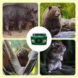 Solar Animal Repellent with Alarm – Flashing LED, Motion-Activated & Weatherproof