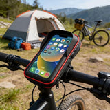 Waterproof Bike Phone Mount – 360° Rotation, Touchscreen TPU & 4.5–6.4 Inch Fit
