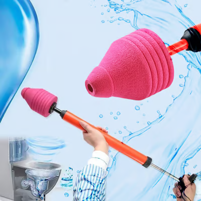 Compressed Air Drain Cleaner – 8.3 Bar Pressure, ABS Handle & Chemical-Free