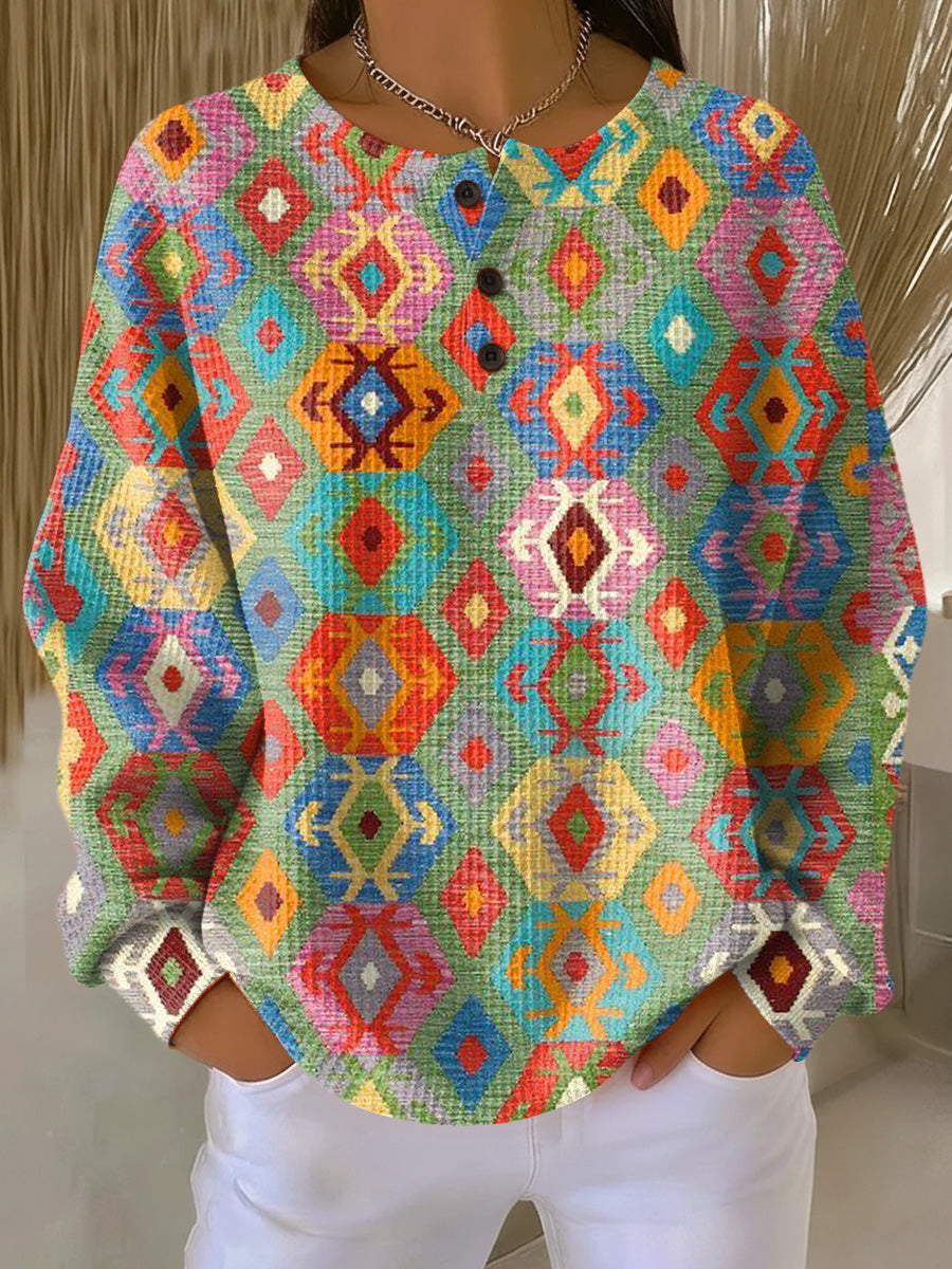Optimized Product Title: Tilde Bunter Pullover mit Kariertem Muster – Stylischer, Bequemer Damenpullover für Herbst/Winter 

This title includes relevant keywords while maintaining clarity and appeal for potential buyers.