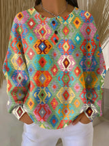 Optimized Product Title: Tilde Bunter Pullover mit Kariertem Muster – Stylischer, Bequemer Damenpullover für Herbst/Winter 

This title includes relevant keywords while maintaining clarity and appeal for potential buyers.