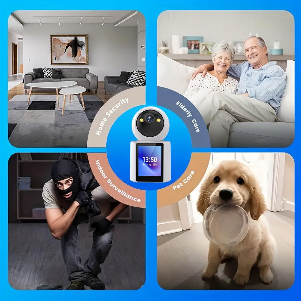 Pet Camera with Display – Two-Way Audio, Night Vision & Wi-Fi App