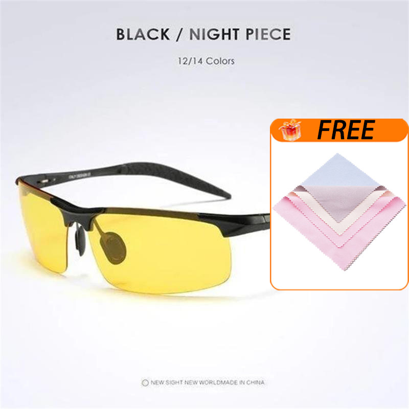 Photochromic Sunglasses – UV400 Polarized, Al-Mg Frame & Adjustable Fit