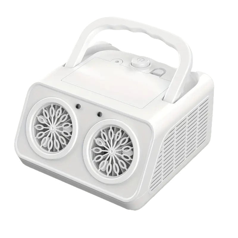 Bubble Machine – 26 Nozzles, 2000+ Bubbles/Min & Rechargeable Portable