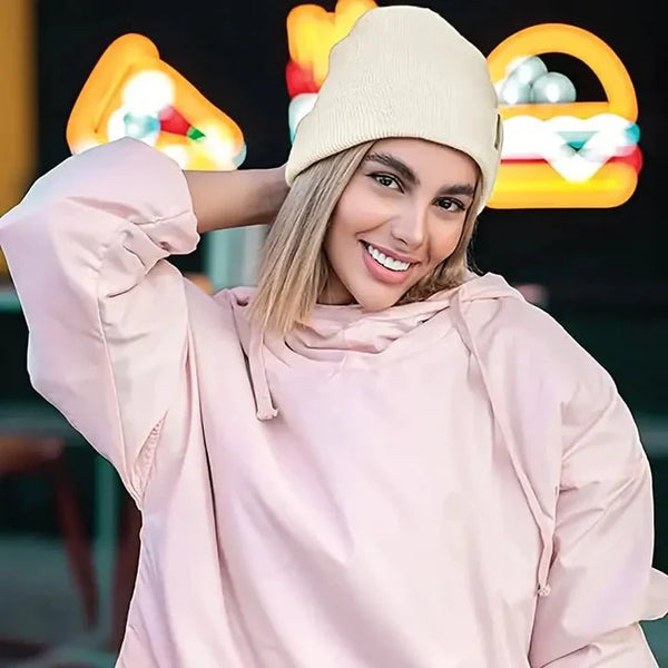 Noor – Winter Beanie with Silk Lining