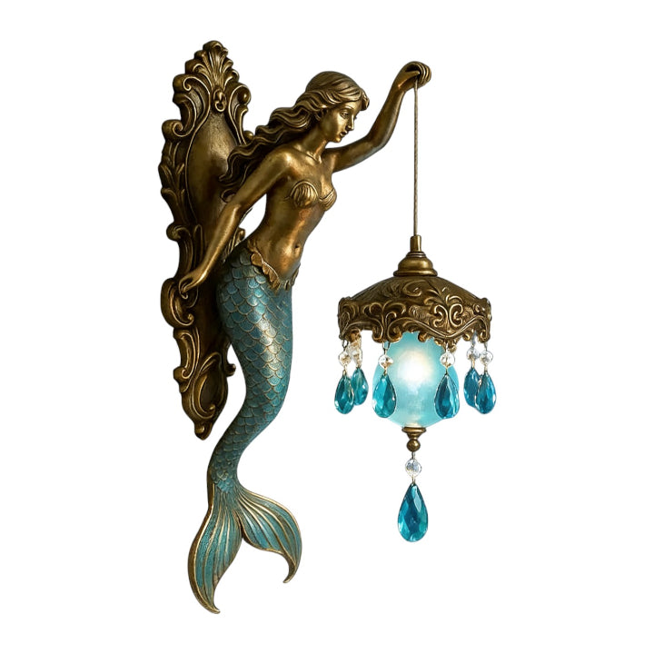 Optimized Product Title: "Meerjungfrau Wandlampe – Kreative Unterwasser-Mermaid Wandbeleuchtung für Kinderzimmer, Schlafzimmer & Spielzimmer" 

This title includes relevant keywords while providing additional context about the product's use and appeal.