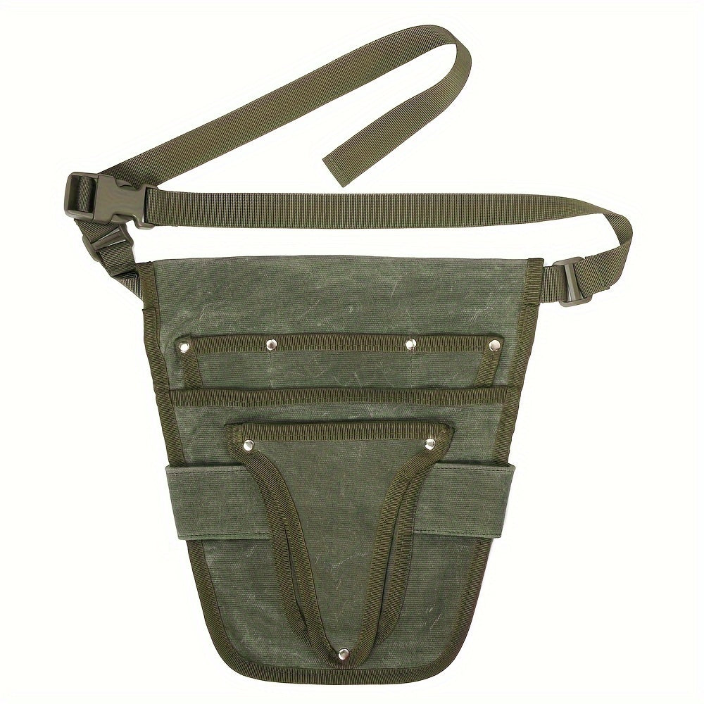 Garden Tool Belt – Canvas, Multiple Pockets & Adjustable Waist Strap