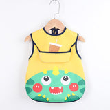 Multi-Purpose Baby Apron with Pockets - Ideal for Art and Food Activities