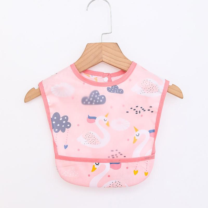 Multi-Purpose Baby Apron with Pockets - Ideal for Art and Food Activities