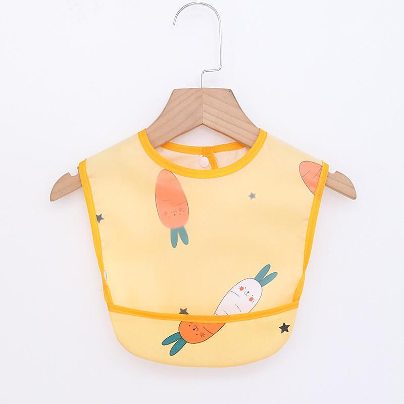 Multi-Purpose Baby Apron with Pockets - Ideal for Art and Food Activities