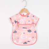 Multi-Purpose Baby Apron with Pockets - Ideal for Art and Food Activities
