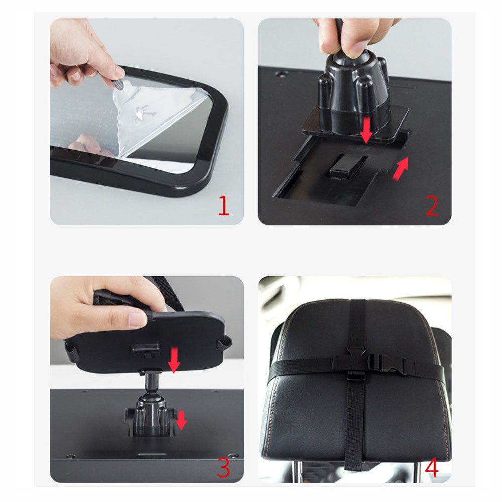 Premium Baby Car Mirror for Back Seat - Ensures Safety & Convenience for Parents and Infants
