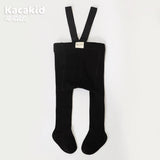 Baby Girls' & Boys' High Waist Knitted Trousers - Soft, Comfortable, Stylish Baby Pants
