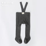 Baby Girls' & Boys' High Waist Knitted Trousers - Soft, Comfortable, Stylish Baby Pants