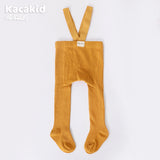 Baby Girls' & Boys' High Waist Knitted Trousers - Soft, Comfortable, Stylish Baby Pants