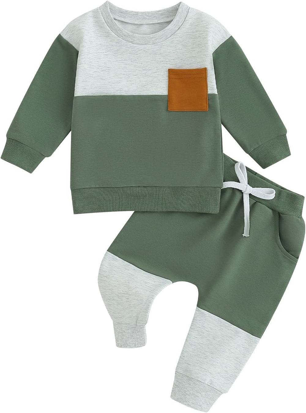 Baby Jogger Winter Set - Cozy Contrast Sweatshirt & Trousers for Infants | Warm & Stylish Baby Outfit