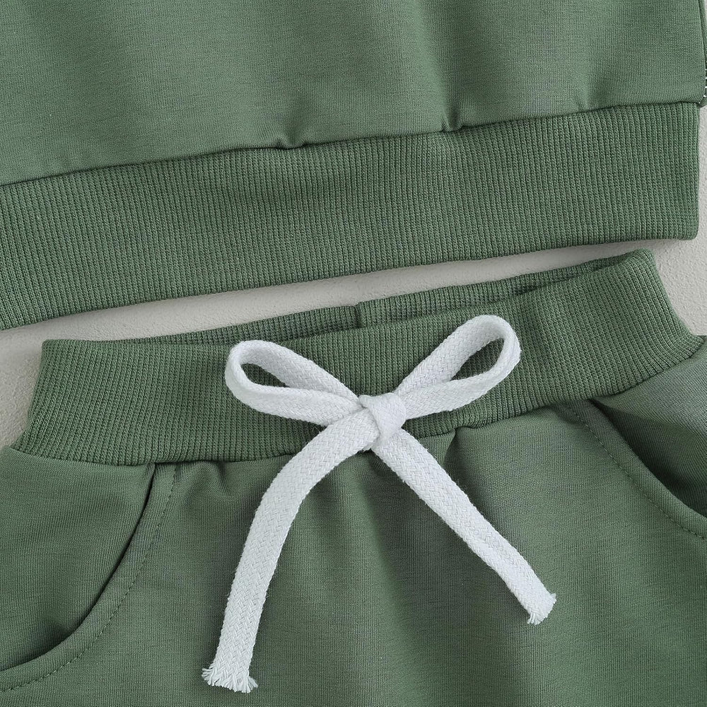 Baby Jogger Winter Set - Cozy Contrast Sweatshirt & Trousers for Infants | Warm & Stylish Baby Outfit