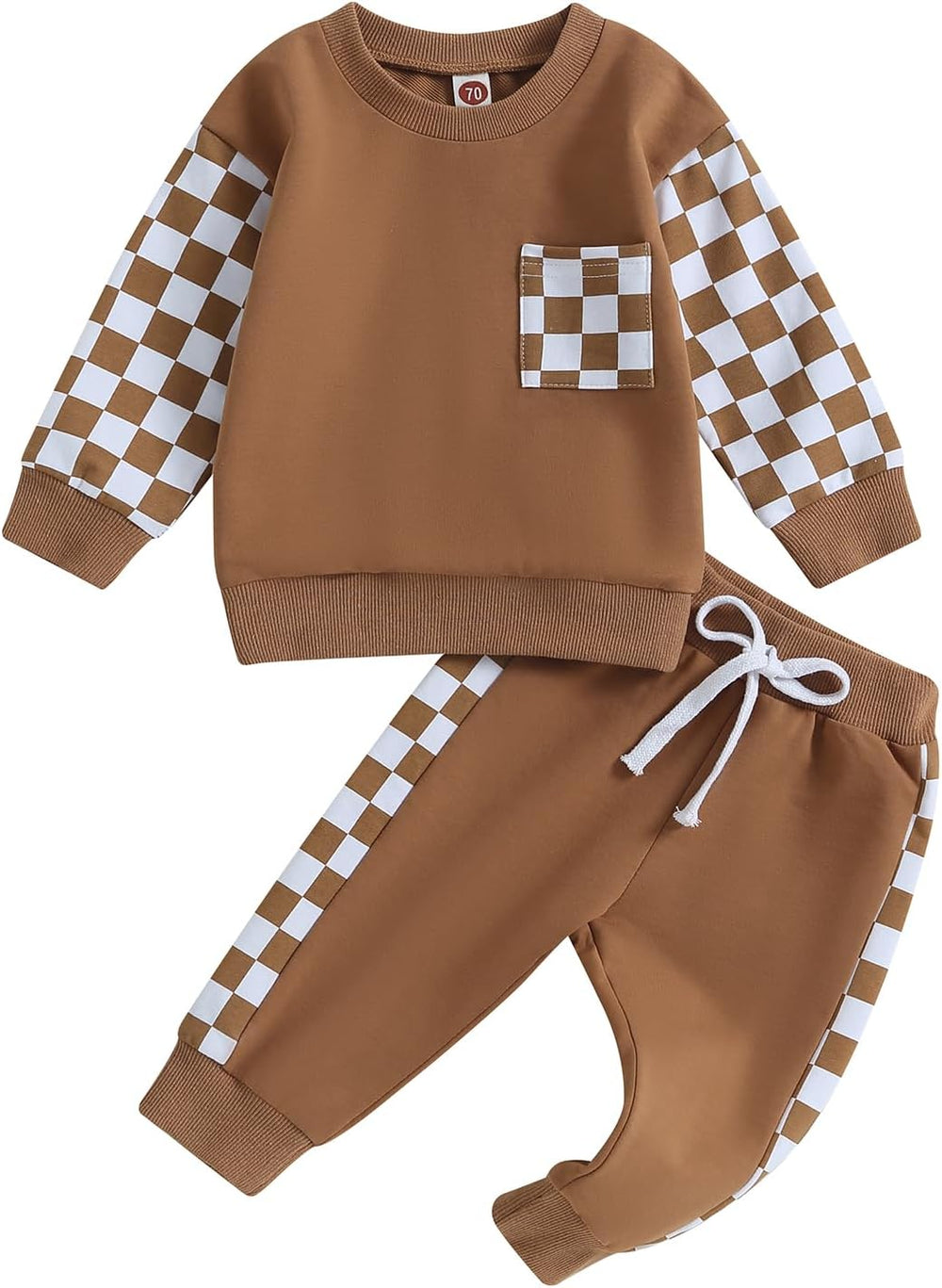 Baby Jogger Winter Set - Cozy Contrast Sweatshirt & Trousers for Infants | Warm & Stylish Baby Outfit